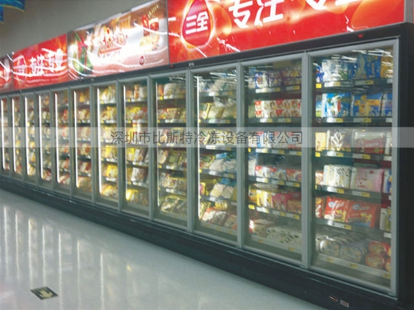 韶关超市冷冻玻璃展示立柜